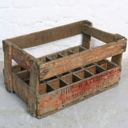 Vintage French wine crate 